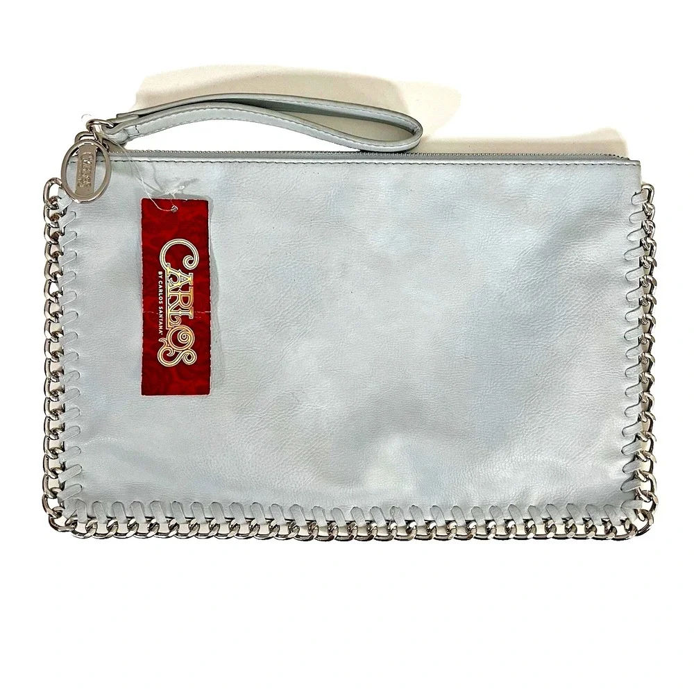 Carlos by Carlos Santana Leather Hand Bag, Clutch,‎ Purse Vintage